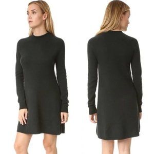 Theory Janayla 100% Cashmere Black Sweater Dress Medium
